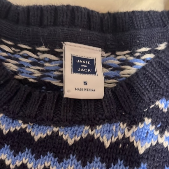Janie and Jack Sweater size 5 - Picture 2 of 5